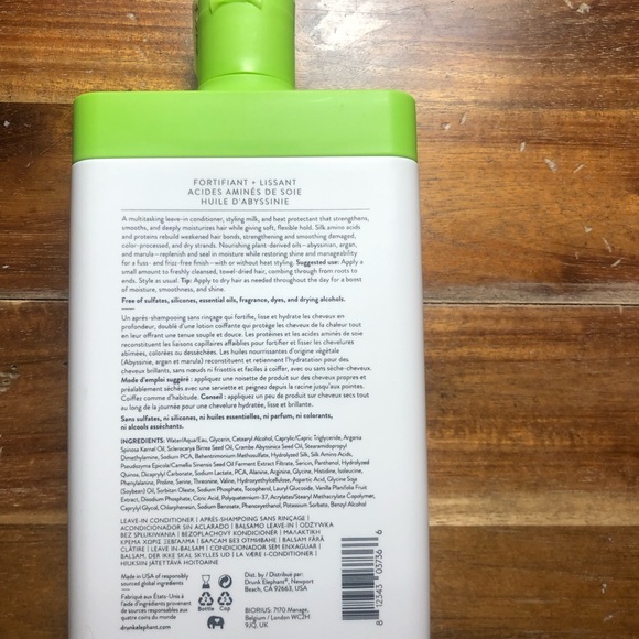 Drunk elephant silk amino leave in conditioner - Picture 5 of 9